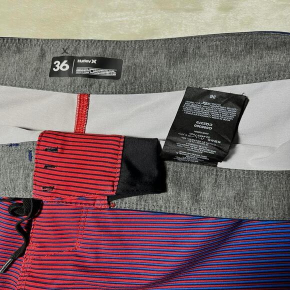 Hurley Phantom Board Shorts Men's 36-37 USA Olympic Team Hybrid Swim Trunks - Picture 5 of 9